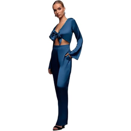 Dames jumpsuit Goddiva Cut Out
