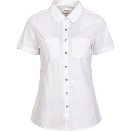 Mountain Warehouse Dames/dames Kokosnoot Shirt met korte mouwen (Wit)
