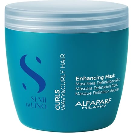 Alfaparf Milano Semi di Lino Curls Enhancing Mask Haarbehandeling krullen Dames 500 ml