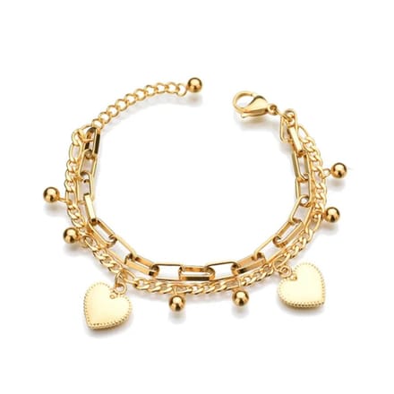 Sorprese Armband - Vega - Goudkleurig - RVS - Armband Dames - Cadeau - Model V
