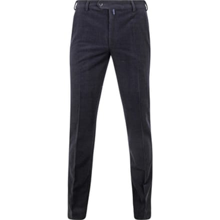 Broek Meyer Chino Roma Wol Corduroy Navy