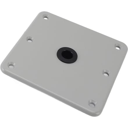 Bootstoelbasis Aluminiumlegering Marine Bootstoelbevestiging Bootstoel Sokkelbasis met 34 inch Pinpaal gray