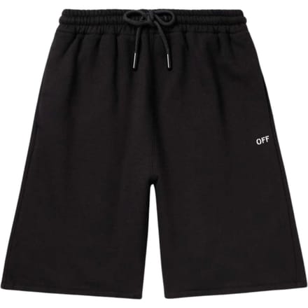 Off-white Off Stitch Skate Sweatshorts Zwart