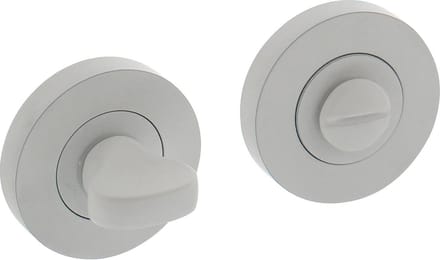 Intersteel Rozet met toilet-/badkamersluiting rond ø52x10 mm wit