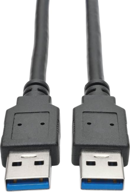 Tripp-Lite U320-003-BK USB 3.0 SuperSpeed A/A Cable (M/M), Black, 3 ft. TrippLite