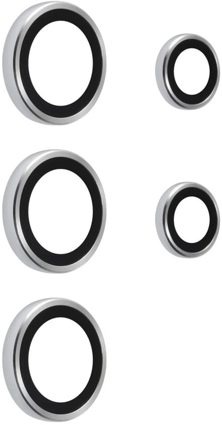 Camera lens Protector Geschikt voor: Samsung Galaxy S25 Ultra - screen protector - glas - bescherm je camera - beschermglas - Zilver