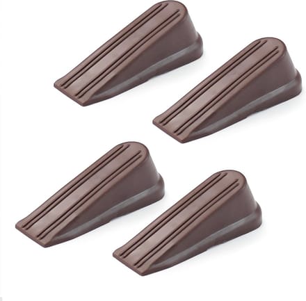 Rubberen Deurstopper - Set van 4, Schokabsorberend, Geluiddempende Bescherming voor Meubilair en Muren