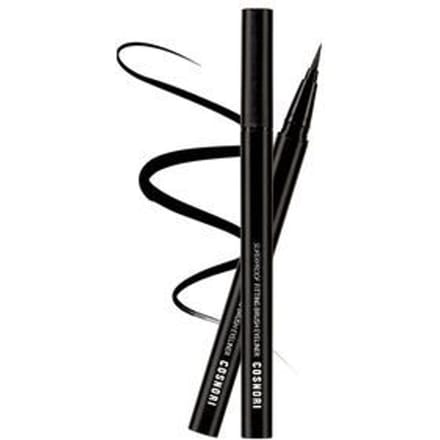 COSNORI - Superproof Fitting Brush Eyeliner - 3 Colors 2024 Version - #01 Black