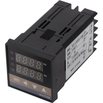 0 400 celsius  Digitale LED PID Temperatuurregelaar Thermostaat Kit AC110V 240V gray