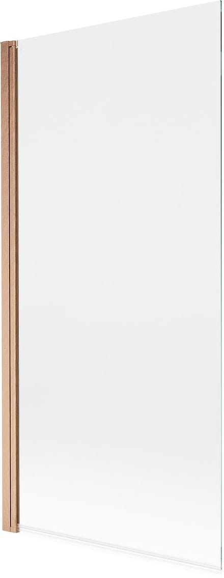 Mexen Mist douchewand 1-deurs 90 x 150 , transparant, geborsteld koper - 8A9-090-001-65-00