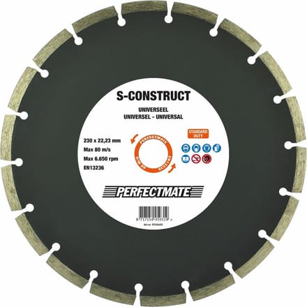 InterDynamics Diamantzaag Perfectmate 230mm S-Construct