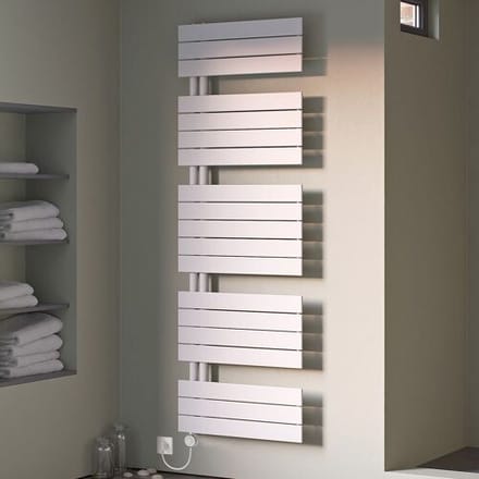 Megabad Profi Collection Plan Open E bathroom radiator 60 x 74.5 cm, purely electric, towel opening on the right, heating element type 3