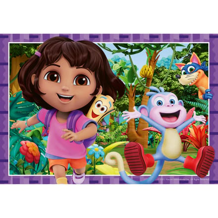 Ravensburger puzzel Dora the Explorer We can do it! - Legpuzzel - 2x12 stukjes
