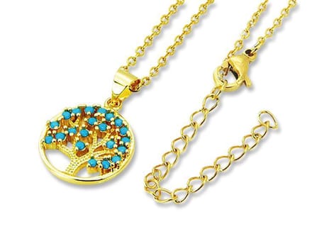 Amanto Ketting Celil G - 316L Staal - Levensboom - ∅15.5mm - 50cm