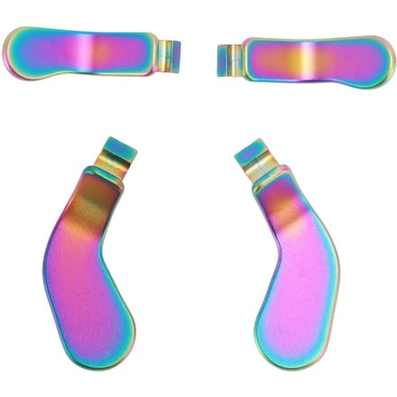 Manette de jeu en métal colorée avec gâchette arrière et verrous pour Xbox One Elite pink