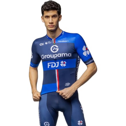 Ale Prime Groupama Fdj 2025 Korte Mouw Wielertrui Blauw M Man