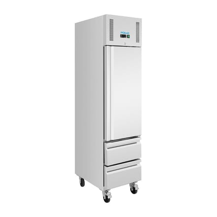 Polar G-serie GN-koelkast, slank model, met 1 deur en 2 laden