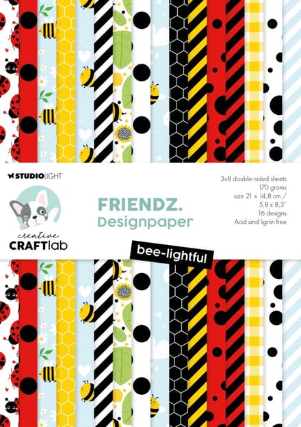 Paperpad Bee-lightfull - Friendz nr. 317