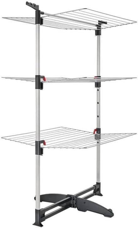 Ciclone Vario Droogrek - Functioneel en Ruimtebesparend - 1 stuk - Zilver - Staal