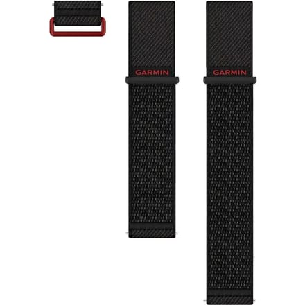 Garmin Nylon bandje - Garmin 24 mm aansluiting - Zwart