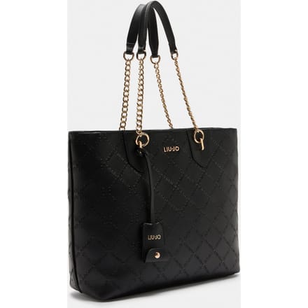 Liu Jo Adonide Shopping Bag Dames Shopper - Zwart - PU - One Size
