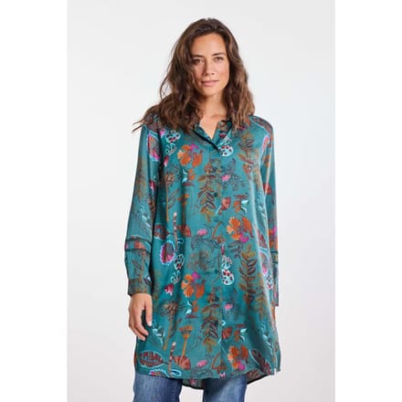 DIDI Dames Tunic Briliante Green Mystara print maat 48