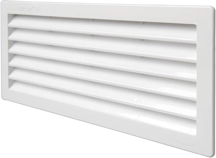 Rectangulaire Ventilatiegrille 254 x 108 mm - Wit