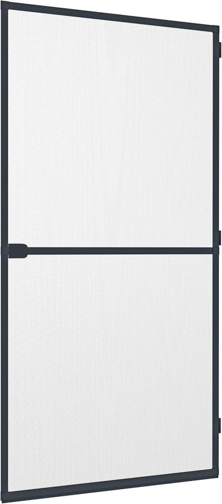 Insect Screen Deur Vliegengaas - Aluminium Frame - Insectenbescherming - Antraciet