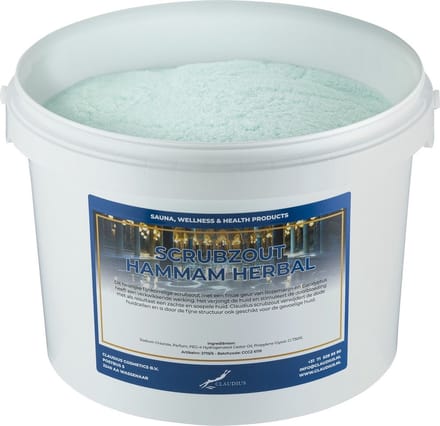Scrubzout Hammam Herbal - 20 KG - Hydraterende Lichaamsscrub
