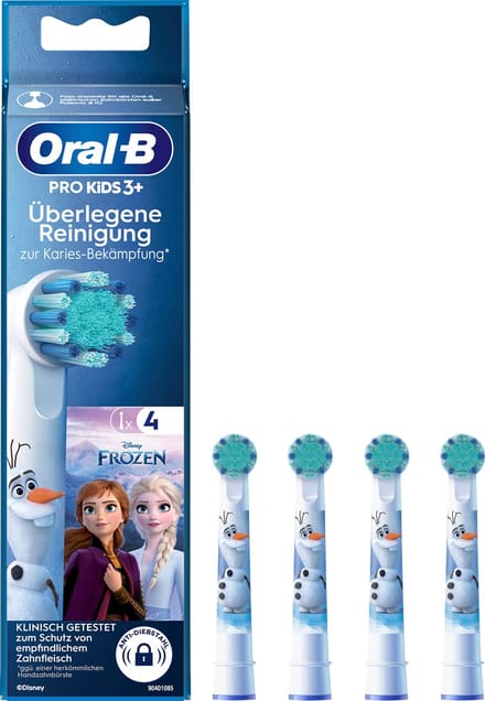 Oral-B - Kinder Frozen PRO Opzetborstels - Vanaf 3 Jaar - 4 Stuks