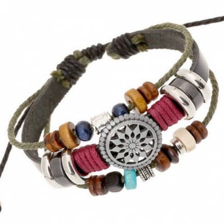 Armband- Tibetaans- Schuifkoord - Charme Bijoux