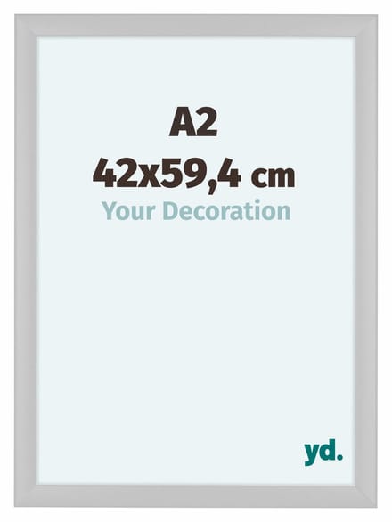 Your Decoration - Fotolijst A2 42x59,4 cm - MDF - Wit Hoogglans - Como