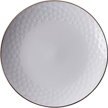 Tokyo Design Studio - Nippon White Gold Rim Plate 16.5cm Star