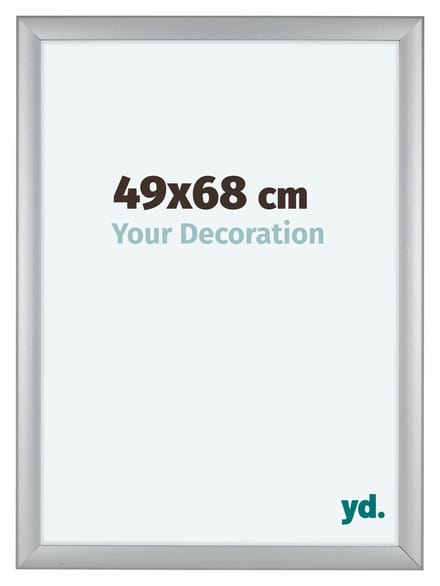 Your Decoration - Fotolijst 49x68 cm - MDF - Zilver Mat - Como