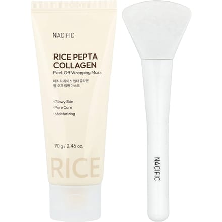 NACIFIC Rijst Pepta Collageen Peel-Off Wrapping Masker voor een stralende en verstevigende huid 70g white