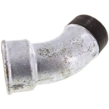 45°  L-Koppeling R2'' Buitendraad X Rp2'' Binnendraad Gietijzer 25bar
