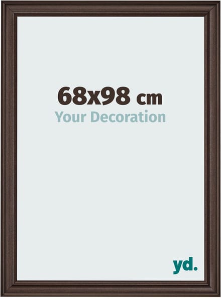 Your Decoration - Fotolijst 68x98 cm - MDF - Eiken Donker - Lazio