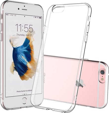 New Age Devi - Transparante Gel Silicone Hoes geschikt voor iPhone 6s Plus