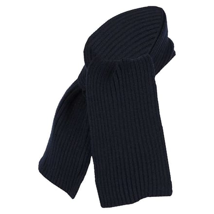 Baby Sjaal - Ribbed - One Size - Marine blauw / 1-2 Jaar