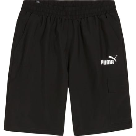 Puma Essentials Woven Cargo Korte Broek Zwart K01
