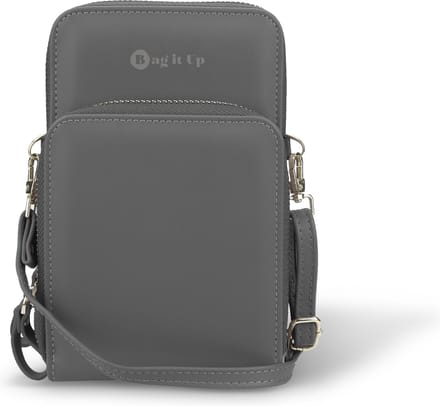 Bag it Up! Tas - Crossbody Tas - Imitatieleer - Grijs