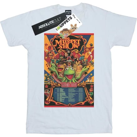 Disney Heren The Muppets The Muppet Show Poster T-Shirt (Wit)