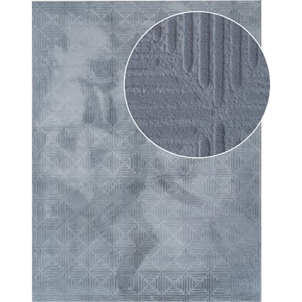 Vachtkleed Lelystar antraciet 60x100 cm