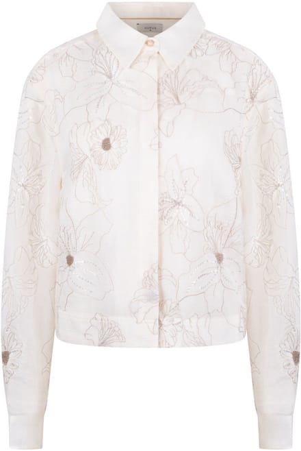Nukus Nks02167 17 adora blouse embroidery off white