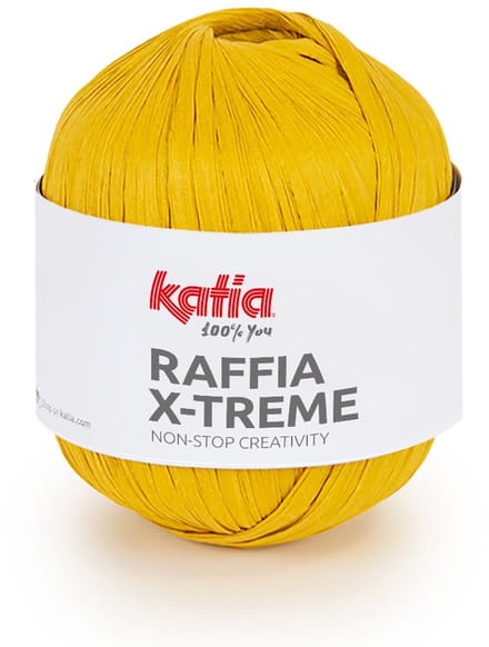 Katia Raffia X-Treme - 110 Indigoblauw - Biologische Viscose Lintgaren