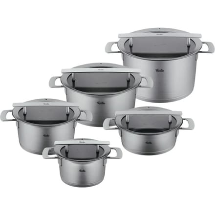 Fissler Phi Collection Pannenset 5 delig set met handig afgietsysteem