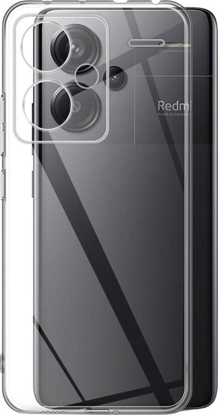 Hoesje voor Xiaomi Redmi Note 13 Pro Plus 5G backcover Shockproof siliconen Transparant