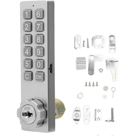 Toetsenbord Kastslot Wachtwoord Sleutel Ontgrendeling Zinklegering Beveiliging Met Montageaccessoire white