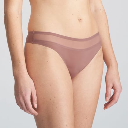 Marie Jo Louie String 0622090 Satin Taupe - maat 46
