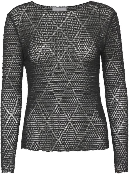 SisterS point T-shirt Velka Ls 18101 Black Dames Maat - S